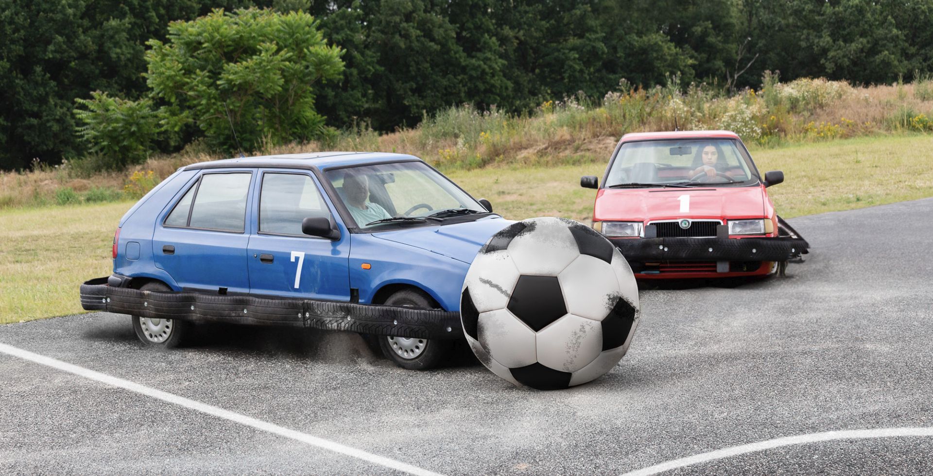 Car Football in Prague