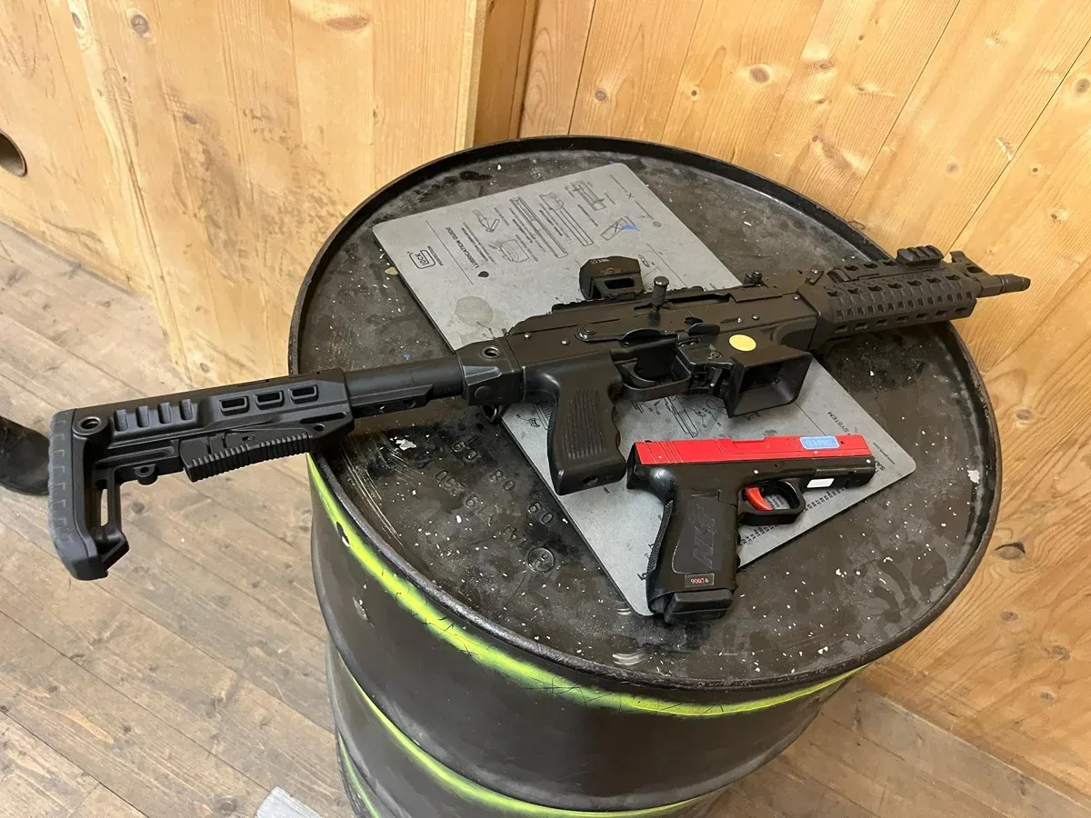 Ak47 and Pistol Shooting  